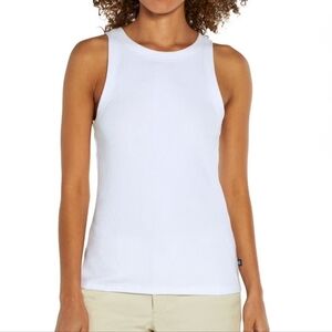 Gap Ribbed Tank Top Bright White XXL